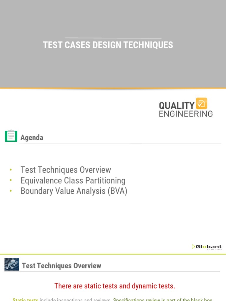 4 - Test Cases Design Techniques | PDF | Software Testing | Systems Science