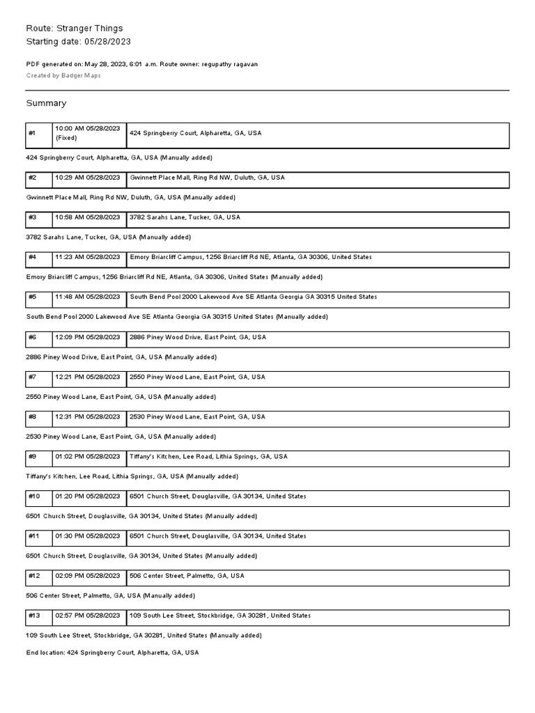 Stranger Things | PDF | Road