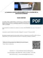 Radicado Convalidacion Certificacionpdf - 2023 Ee 062948