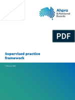 AHPRA Supervised Practice Framework