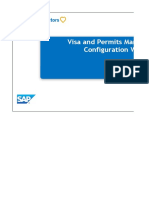 Configuration Workbook Visa and Permits Management