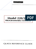 Model 220/230: Programmable Sources