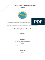 Implementacion - Modulo 01