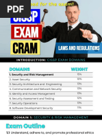 CISSP Laws Regs Handout