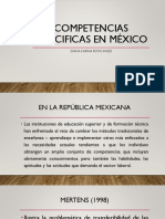 Competencias Especificas en México