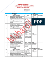 Jurnal Harian Kelas 1 Semester 1 Kurmer