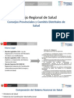 Consejo Regional de Salud y CPS y CDS