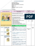 Actividad de Aprendizaje Del 30 de Mayo