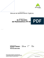 Manual de Mantenimiento Orgánico de 3º Escalón Del Radioteléfono RT-9210 W294617000001