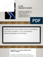 Case Presentation Acl