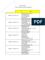 Jadwal Piket