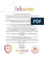 Welcome Letter Sample