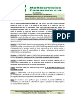 Contrato Individual Por Multiservicios