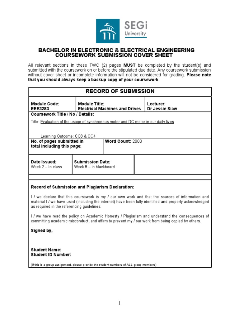 EEE3283 Electrical Machines and Drives Assignment Dec2022 PDF