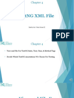 (Presentation) Chapter 4 TestNG XML File - XML