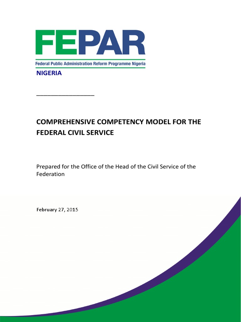 Federal Civil Service Competency Model | PDF | Human Resource ...