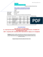 Secondary School Examination (Class X) 2023