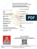 (The Indonesian Health Profession Board) : Registration Certification of Midwife