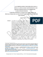 La Gestión de Las Compensaciones Como Estrategia 