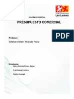 Integrativa Presupuesto Comercial