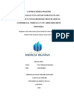 Perancangan Tata Letak Fasilitas Ulang (Relayout) Untuk Produksi Truk Di Gedung Commercial Vehicle (CV) Pt. Mercedes-Benz Indonesia