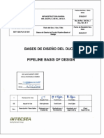 SDTT - Bases de Diseno Del Ducto Pipeline Basis of Design