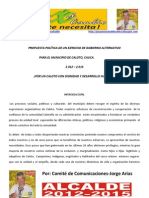 Programa de Gobierno Completo Jorge Arias