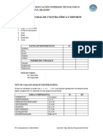 Ficha Integral Del Área de Educación Física