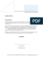 Carta Recomendacion Laboral