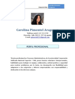 Hoja de Vida 2023 Carolina Pimentel