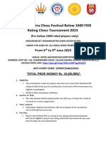 Circular - 1st MCF Below 1600 FIDE Rating Chess Tournament-2