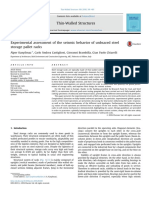 Experimental Assessment of The Seismic Behavior of Unbraced Steel Storage Pallet Racks