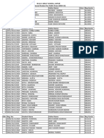 Registered Students List For Public Draw 2020-21