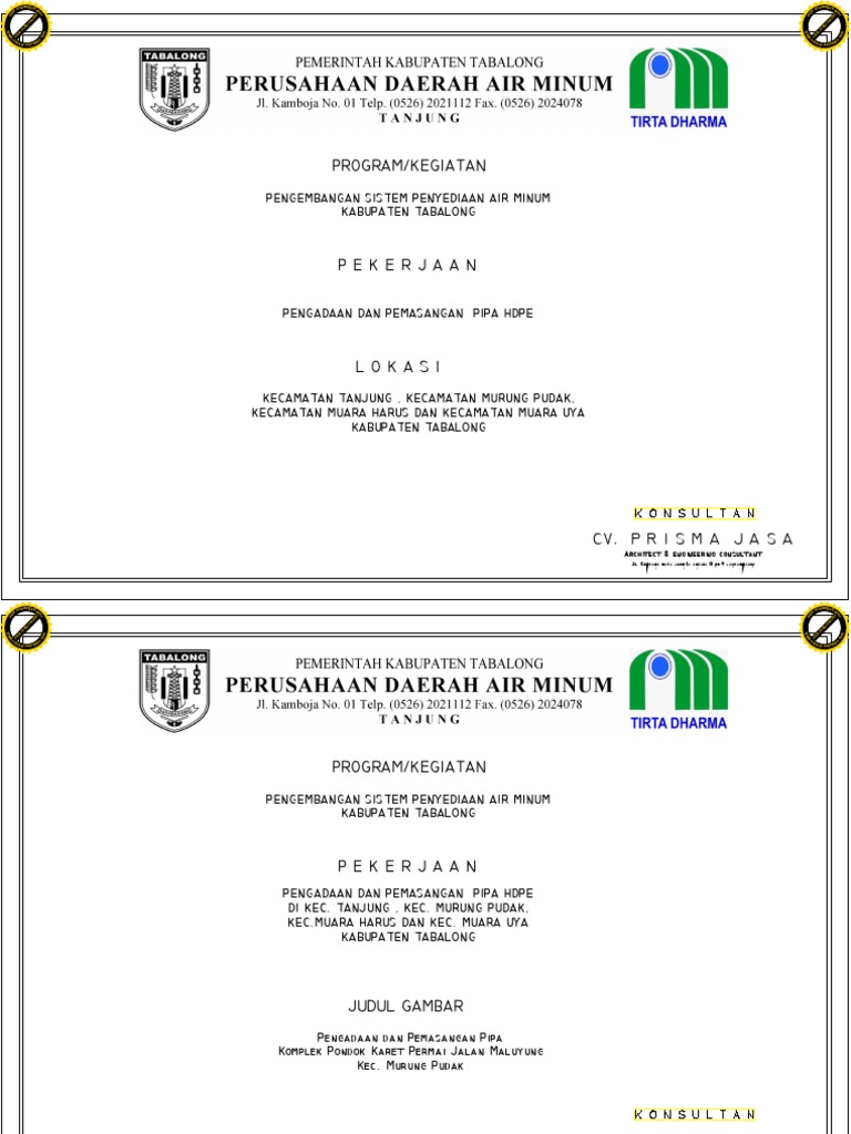 Gambar Pipa Pdam PDF | PDF