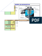 Diseño de Biodigestor: Datos Hidraulicos Poblacion Demanda Datos Tecnicos