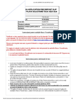 U.S. Visa Application Fee Deposit Slip Aviz de Plată Solicitare Taxă Viză Sua