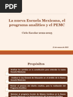 Comparativa de Planes de Estudio NEM 2022-2011 | PDF | Educación de la ...