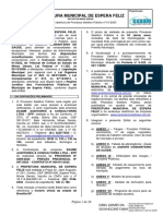 Edital Processo PM Espera Feliz 01 2023