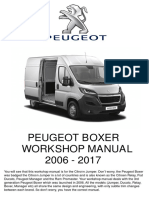 Peugeot Boxer 2006-2018 Service Manual