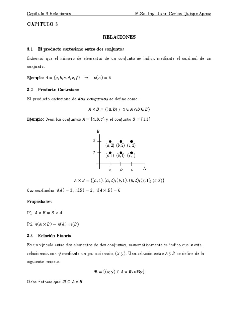 Relación Inversa y Composición Matemática | PDF | Entero | Álgebra