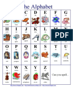 The Alphabet Letters Poster Classroom Posters - 87254