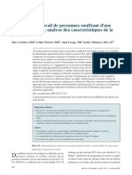 L'insertion Au Travail de Personnes Souffrant D'une Maladie Mentale: Analyse Des Caractéristiques de La Personne