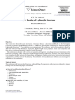 2007-Impact Loading of Lightweight Structures Call For Abstracts