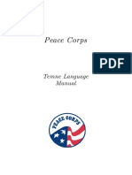 Peace Corps Temne Language Manual
