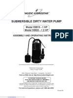 Submersible Dirty Water Pump 93819