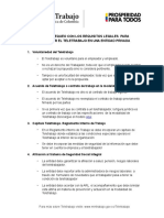 Requisitos para Implementar El Teletrabajo