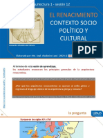 s12 - PPT - El Renacimiento - EL Contexto Socio-Político y Cultural