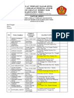 Daftar Absen Peserta