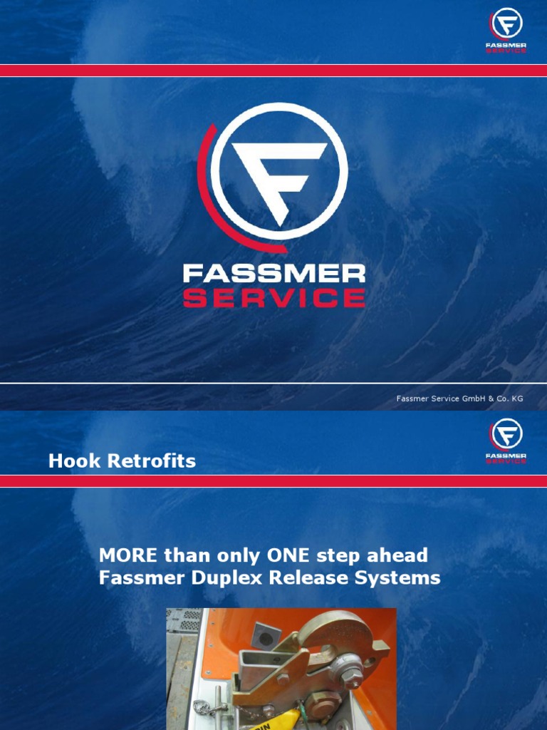 Fassmer Hook Retrofit Logistics Guide | PDF | Ships