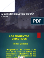 Momentos y Elementos Didactico de Una Clase